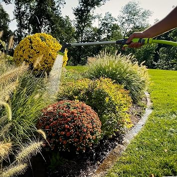 Flexzilla Garden Nozzle - 3-Pattern Adjustable Watering Wand 28, NFZG70, ZillaGreenTM