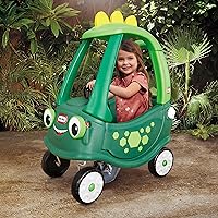 Vista 8 de Little Tikes Cozy Coupe Dinosaur - Exclusivo de Yaxa, grande, verde