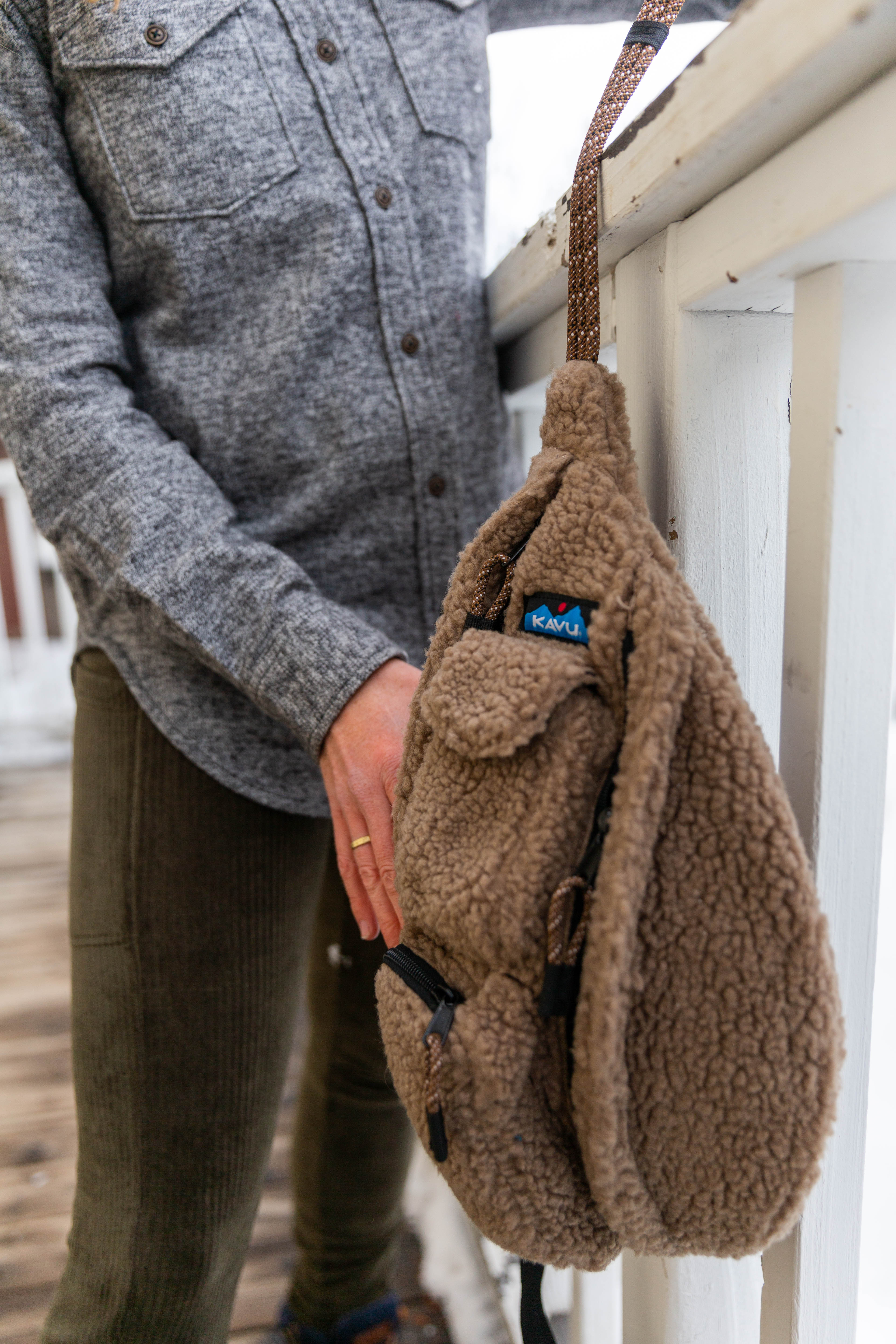 Kavu Mini Rope Fuzz Bag NWT Camp Cozy Mini Rope Bag – KAVU.com main image 3