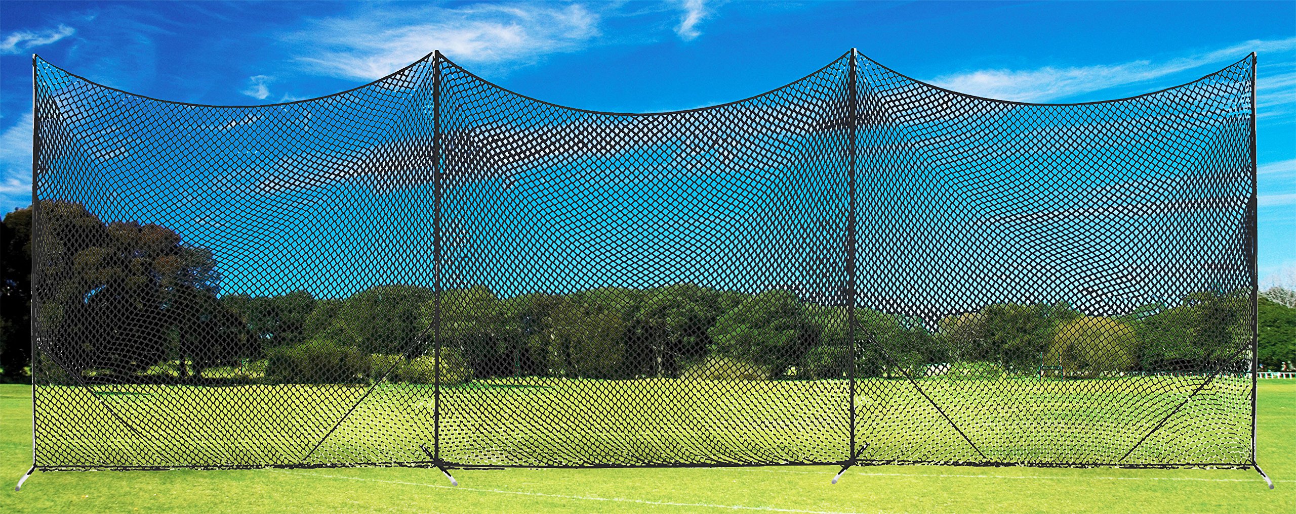 Champion SportsLacrosse Backstop Net: Ball Barrier for Professional, College and Grade School Training, Practice and Drills - Field Organizer for Stray Balls