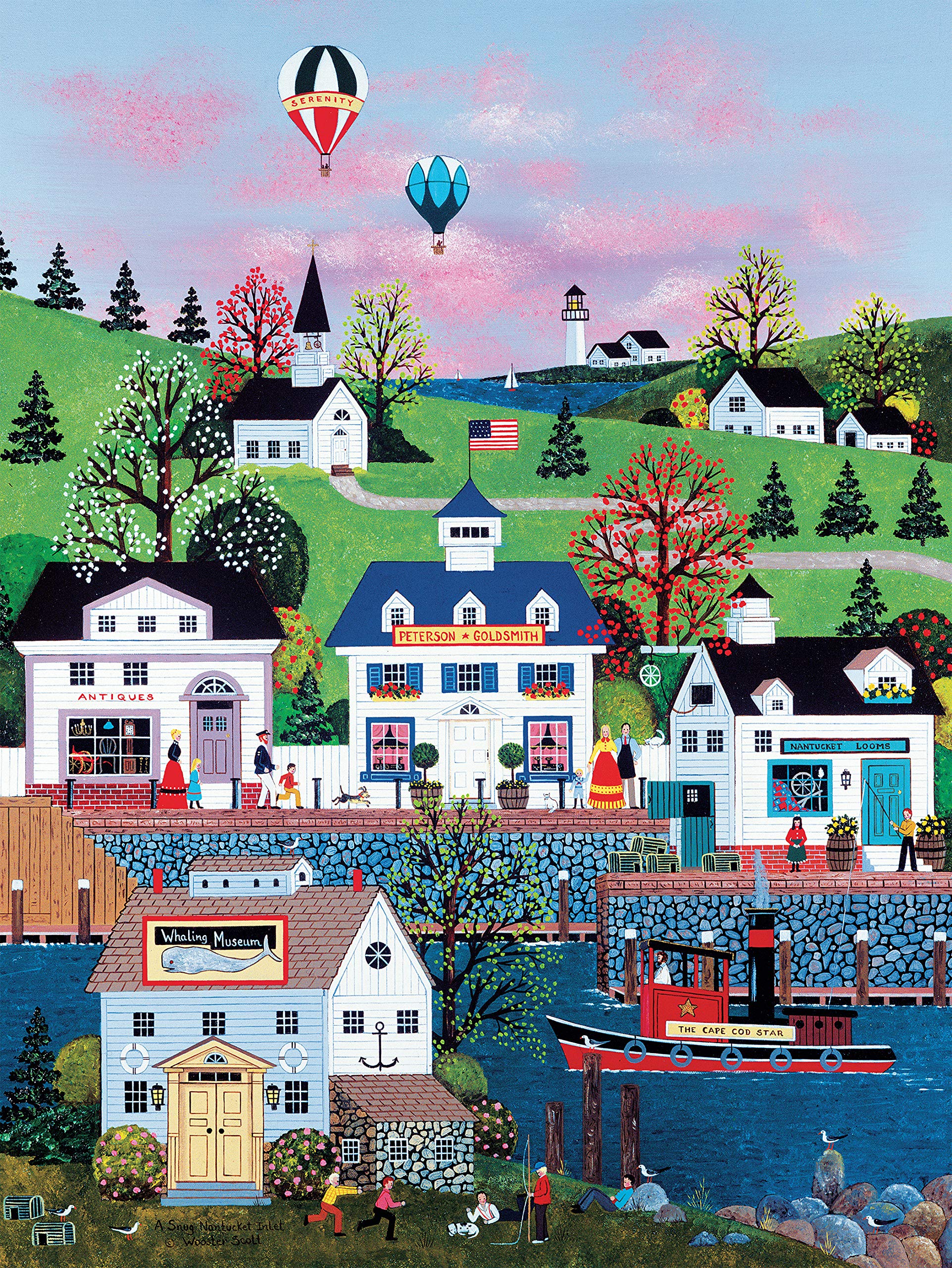 Ceaco - Jane Wooster Scott - Nantucket - 550 Piece Jigsaw Puzzle, 24 x 18