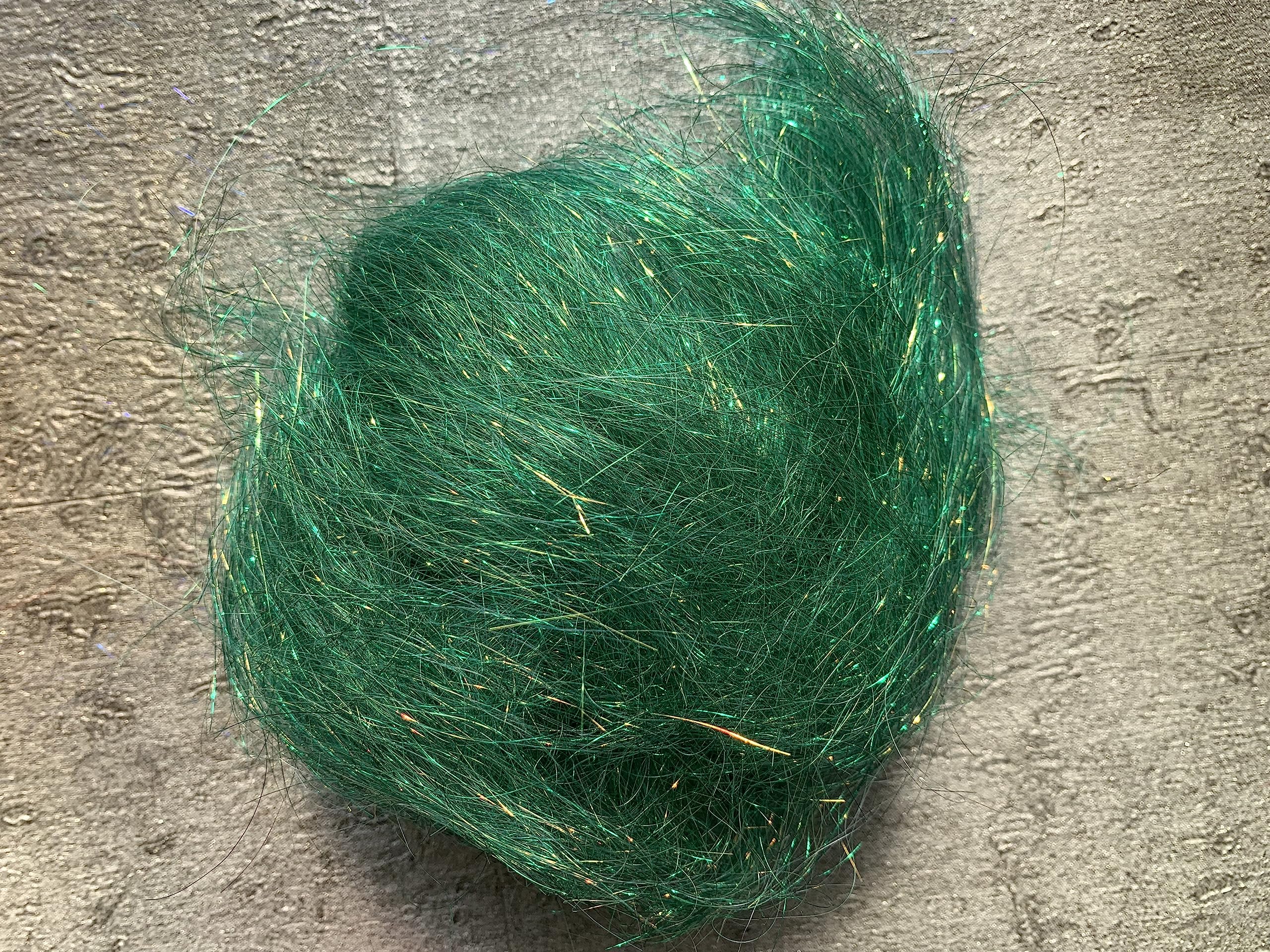 Heidifeathers Angelina Fibres (Green Sparkle)