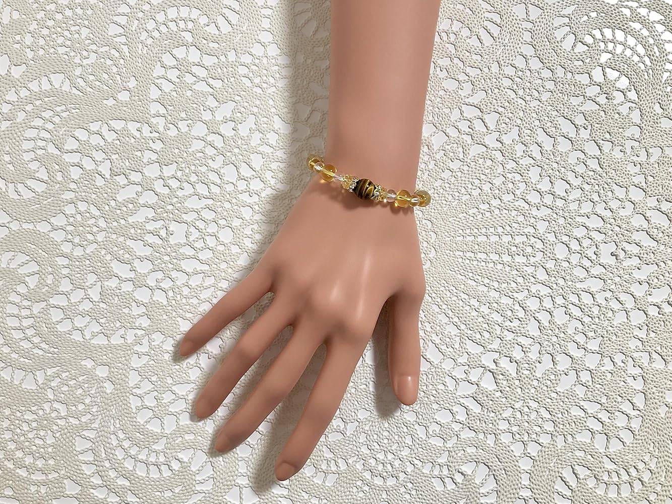 Amazon | 【仕事運 金運アップ 】ルチルクォーツ タイガーアイ