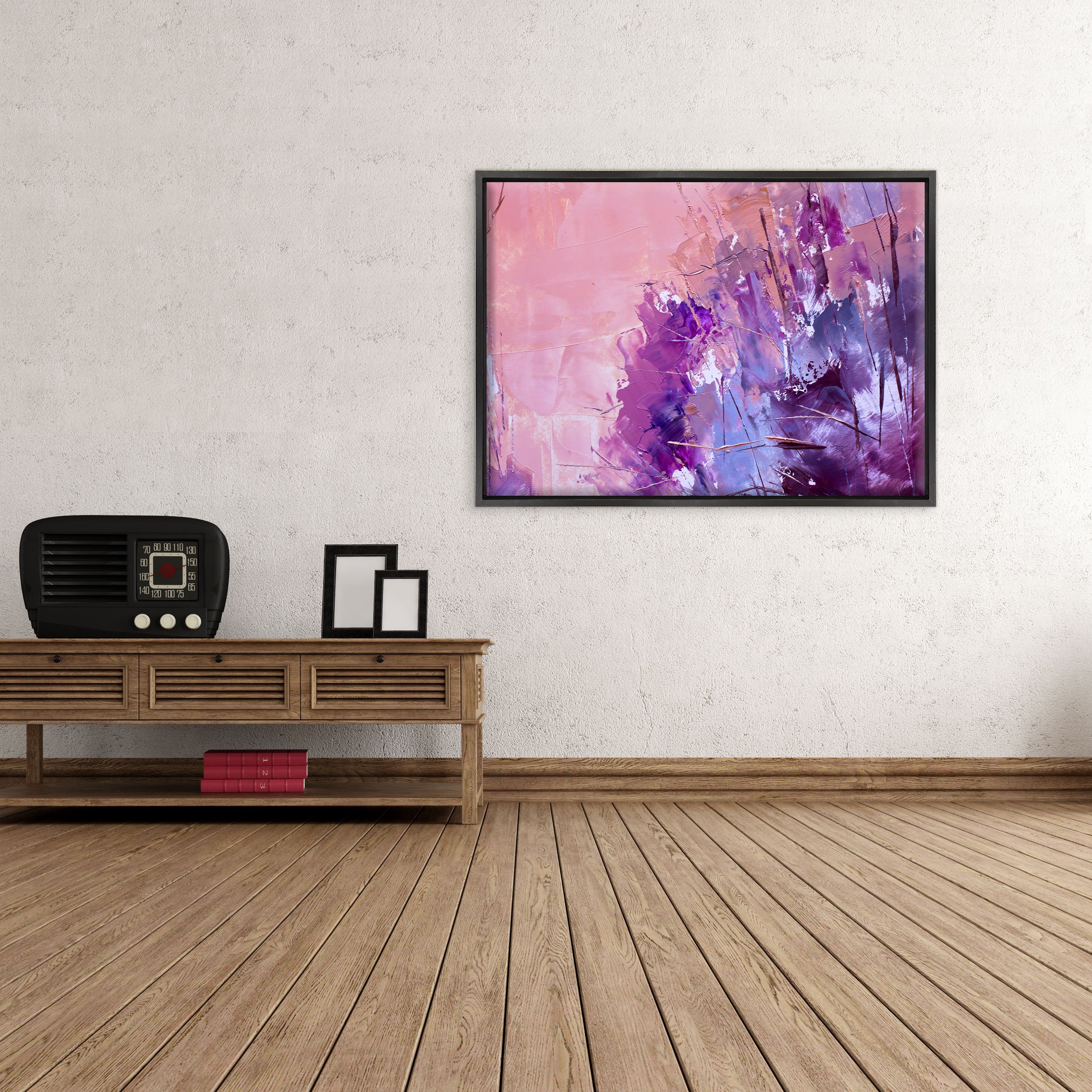 Bild Auf Leinwand „Funktionen Des Gehirns“ – Abstrakte Kunst, Gerahmt, Fertig Zum Aufhängen, Made In Italy