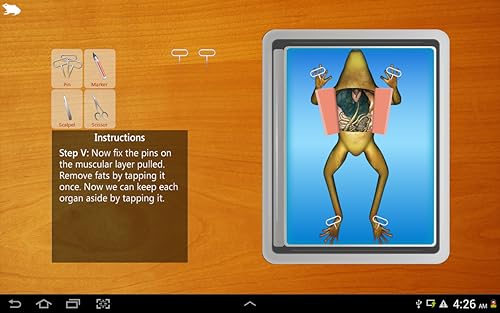Frog Dissection For Tablet