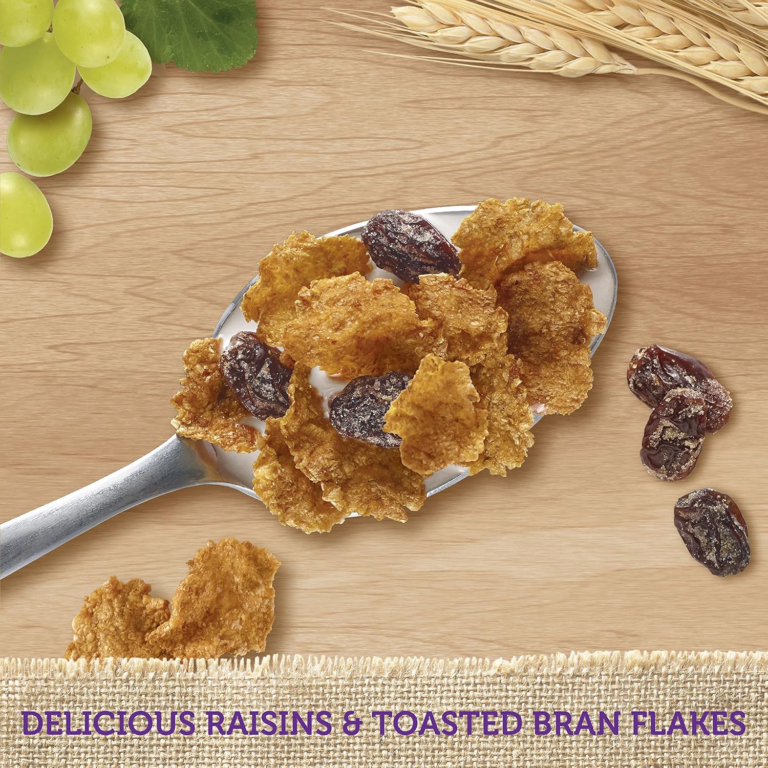 Kellogg's Raisin Bran, Breakfast Cereal, Original, Excellent Source of