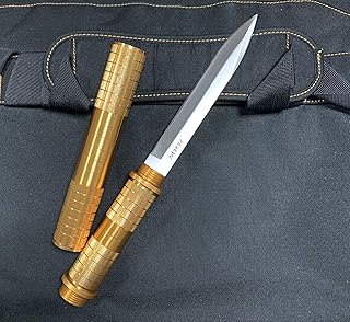 Perkin Fixed Blade Knives Fighting Knife Hunting Knives Survival Knife SHK (Golden) - Perkin
