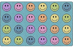 Flagship Carpets Smiley Seating Classroom Area Rug
