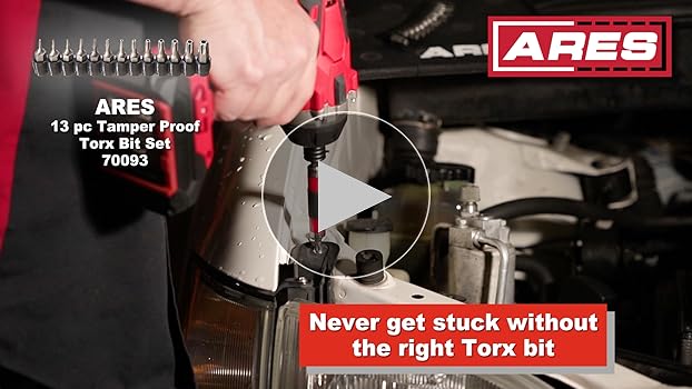 11 Pc Torx Star Bit External Female E Socket Set Automotive Shop Tools With Rail