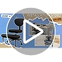 Ergonomic Cross Legged Office Chair with Wheels - Adjustable Height for Meditation, ADHD Desk & Yoga - Wide Criss Cross Design with Lumbar Support, Kneeling Chair - Off White