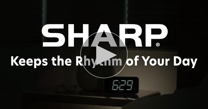 Amazon.com: Sharp SPC851 Twin Bell Alarm Clock, Teal : Home & Kitchen