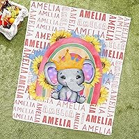 Vista 163 de Custom Name Blanket Throw Personalized Blanket for Kid with Names Customized Blanket with Name for Baby,Custom Blanket,Gift for Birthday Letter