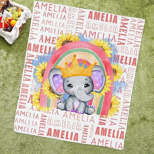 Miniatura 163 de Custom Name Blanket Throw Personalized Blanket for Kid with Names Customized Blanket with Name for Baby,Custom Blanket,Gift for Birthday Letter