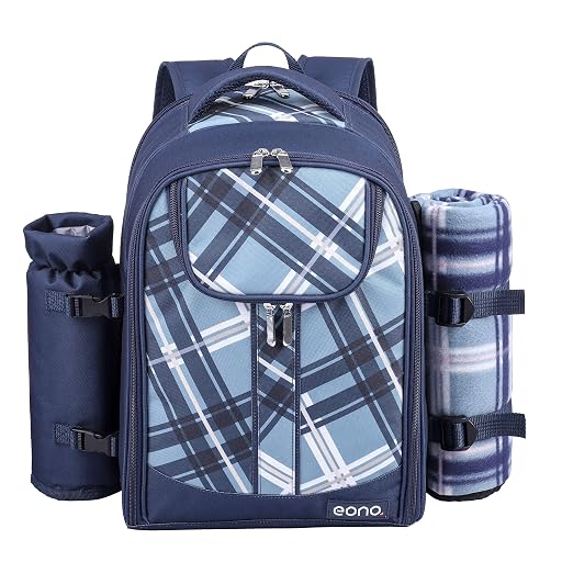 Eono Picnic Backpack with Full Crockery Set