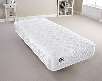 Bed Centre Luxury Quilted Comfort Bonnell Sprung Foam Mattress 4FT Small Double