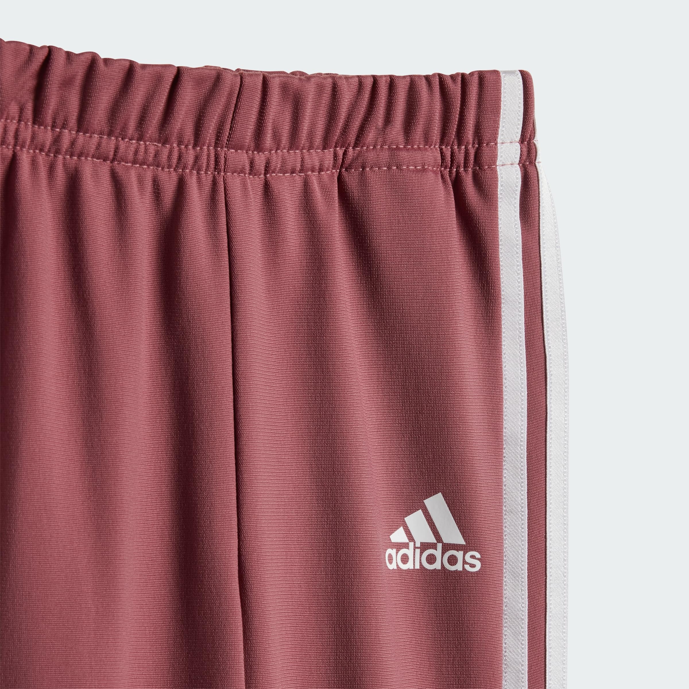 adidas Essentials Shiny Hooded Track Suit Pantaloni tuta Unisex - Bimbi 0-24