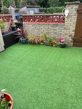 20mm Artificial Grass – Pet-Friendly Realistic Fake Grass Hard-Wearing Turf for Garden, Balcony, Patio, Play Ground | UV-Resistant | Low Maintenance Lawn (20mm Height, 4m x 1m)