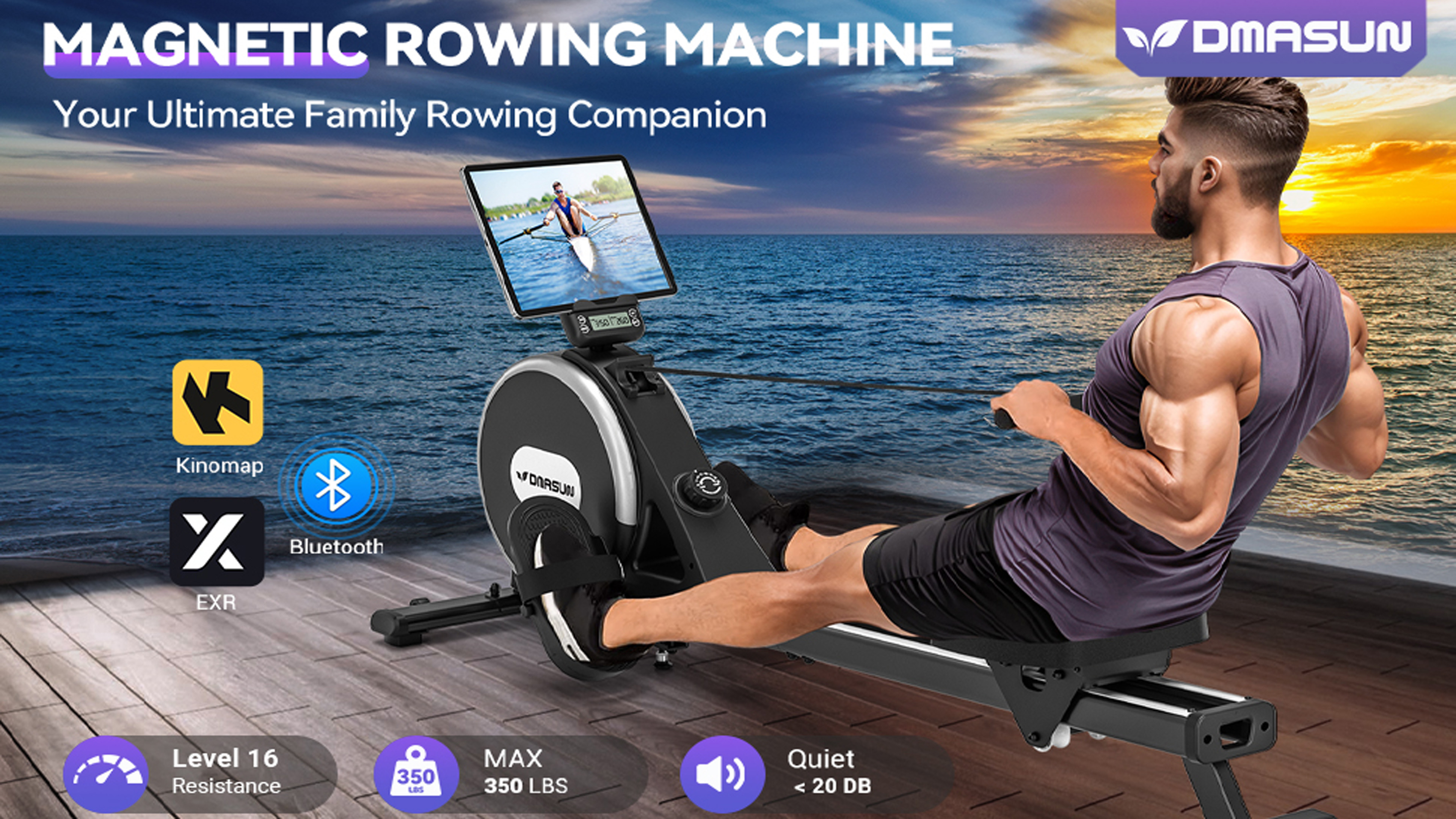 Rower Sales Bodymax Infiniti R100 Super Rowing Machine Bodymax