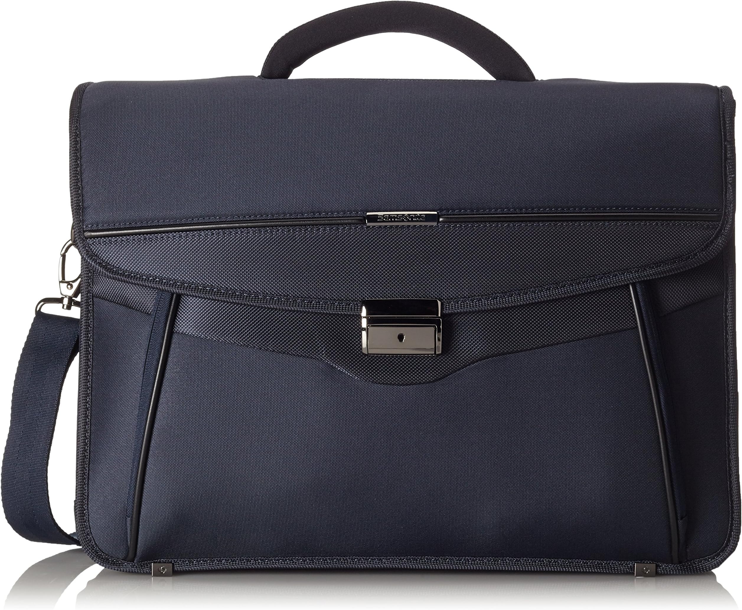 SAMSONITE BRIEFCASE 3 GUSSETS 15.6" (BLUE) -DESKLITE Briefcase, 44 cm, Blue