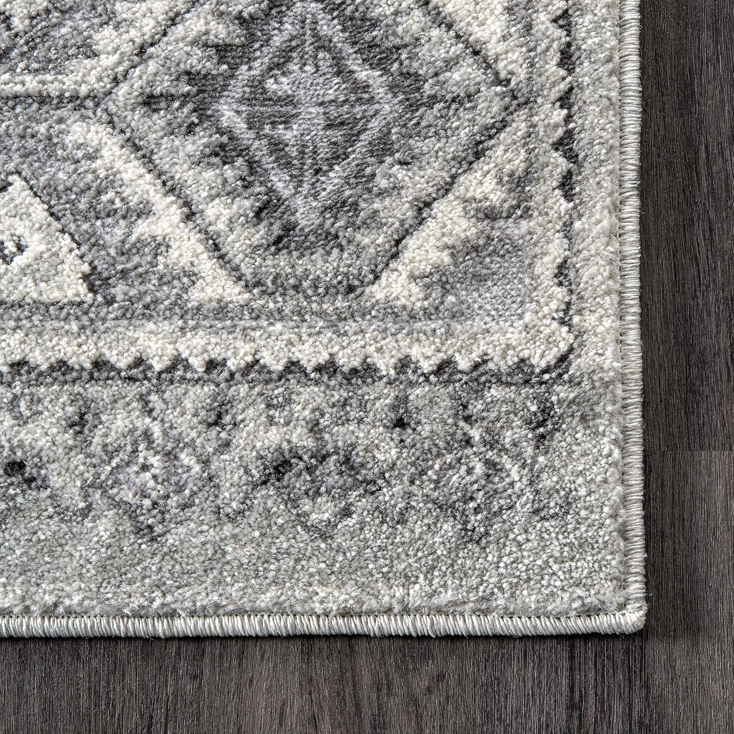 nuLOOM Shea Vintage Accent Rug, 3x5, Grey