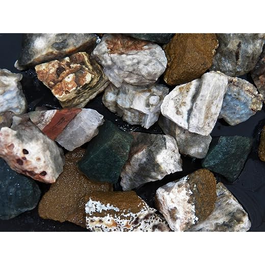 Fundamental Rockhound Products: Rough Ocean Jasper Bulk Rock for Tumbling, Metaphysical Use, Gemstones Healing Crystals * Wholesale Lot * from Madagascar (2 lb)