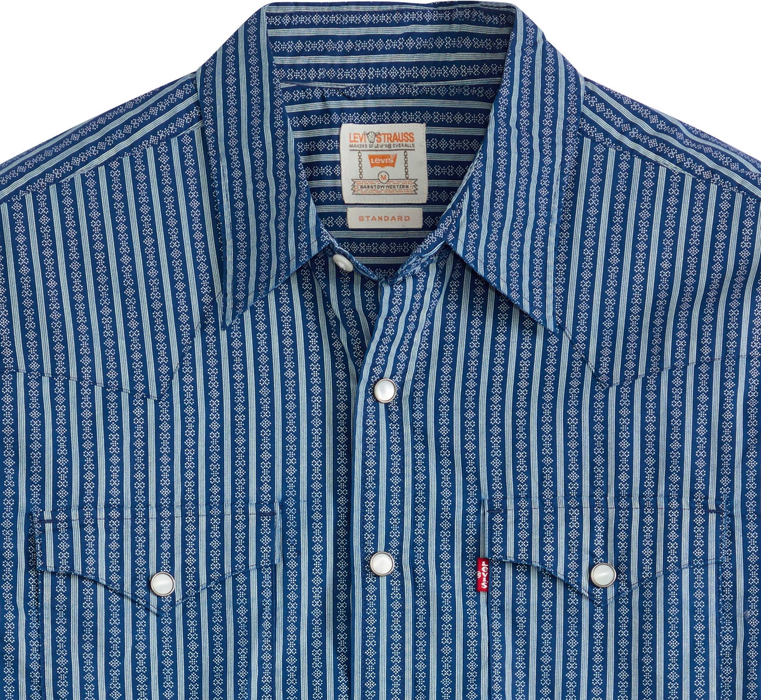 Levi's Hombre Camisa Western Barstow con Cuello francés, Regular Fit