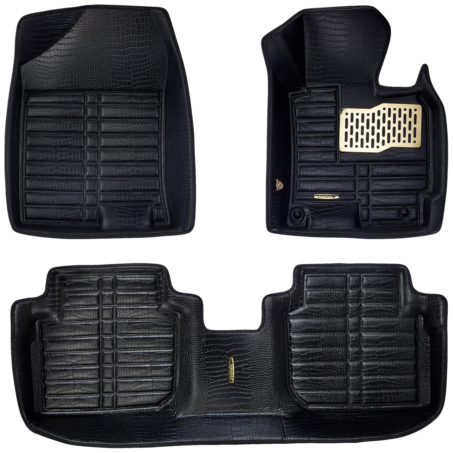 ATZ 5D Floor Mat for Hyundai I10 Grande (Set of 4, Black) Amazon.in