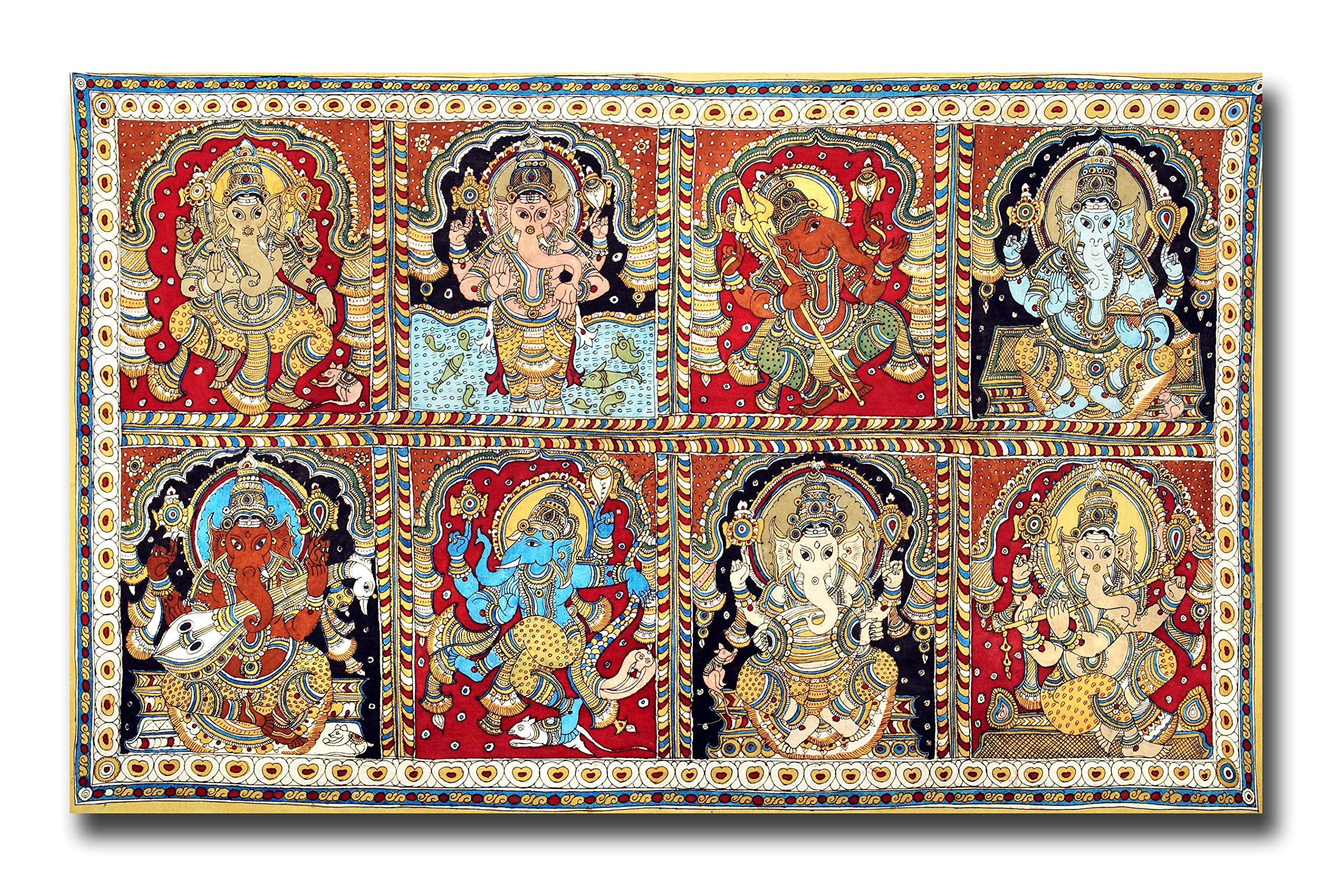 Dashavatara Vishnu Poster - Hindu Art Print -10