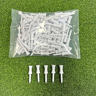 Plastic Step Down Golf Tees｜Premium Golf Castle Tees｜100 Count