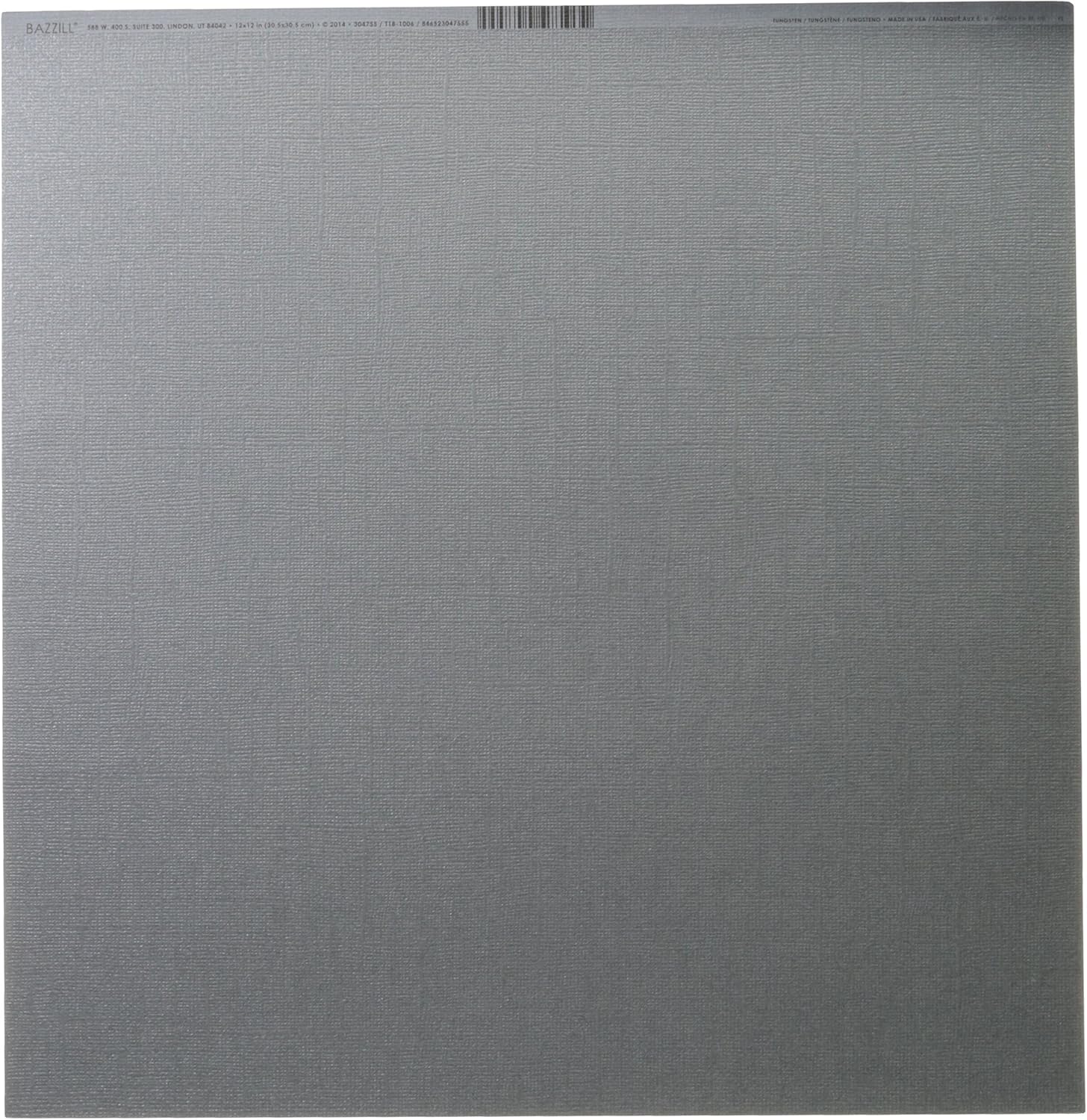 Cardstock Tungsten 12X12 80lb Bling by Bazzill