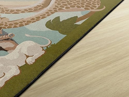 Miniatura 9 de Flagship Carpets Noah's Journey - Alfombra para aula infantil o habitación de niños, alfombra de sala de juegos o tapete de aprendizaje en el hogar,