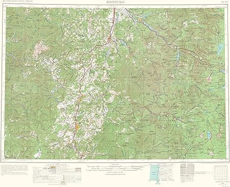 Print Usgs Topo Maps Amazon.com - Maps Of The Past Topo Map - Roseburg Oregon Quad - Usgs 1967 -  23.00 X 29.77 - Glossy Satin Paper -
