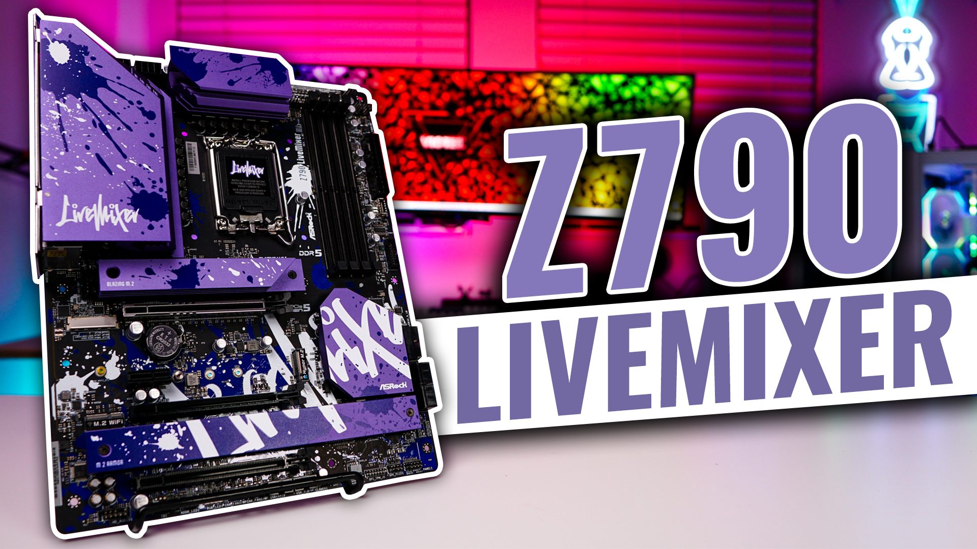 Watch ASRock Z790 LiveMixer Motherboard on Amazon Live