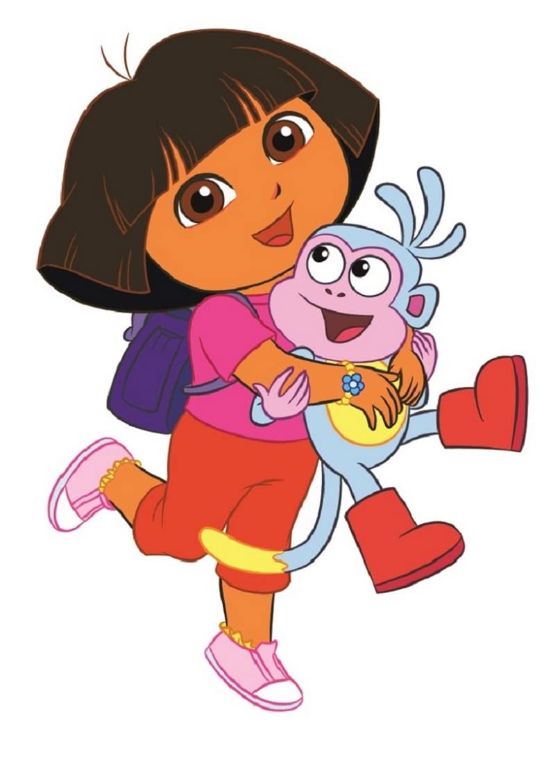 Decals Creation Funny Dora Girl with her Friend Bujji Wall Sticker for Kids Room, Living Room (Size -42Cm X 36Cm) (B0BXCZF8H5) Amazon Price History, Amazon Price Tracker