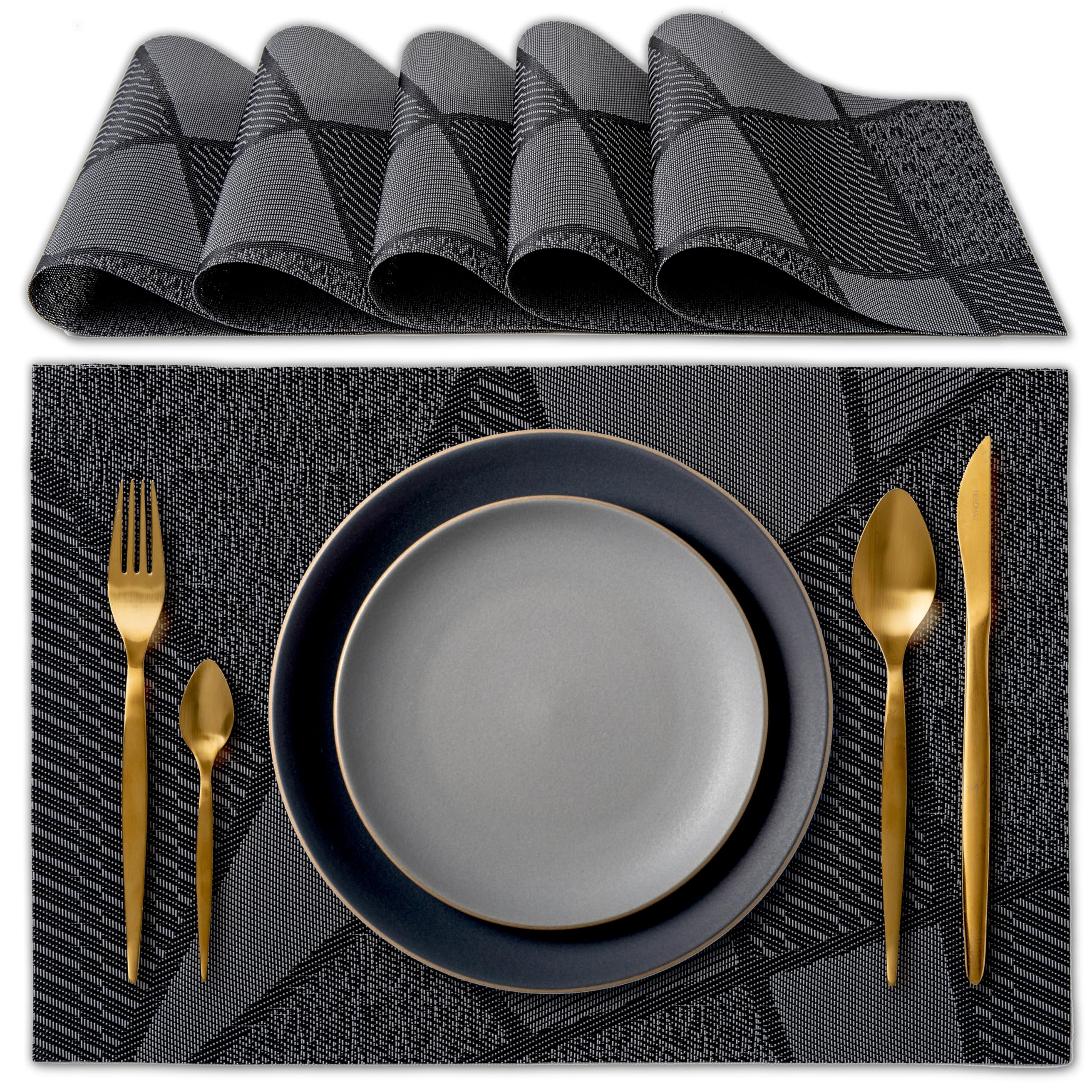 ipea set de table élégant 45 x 30 cm