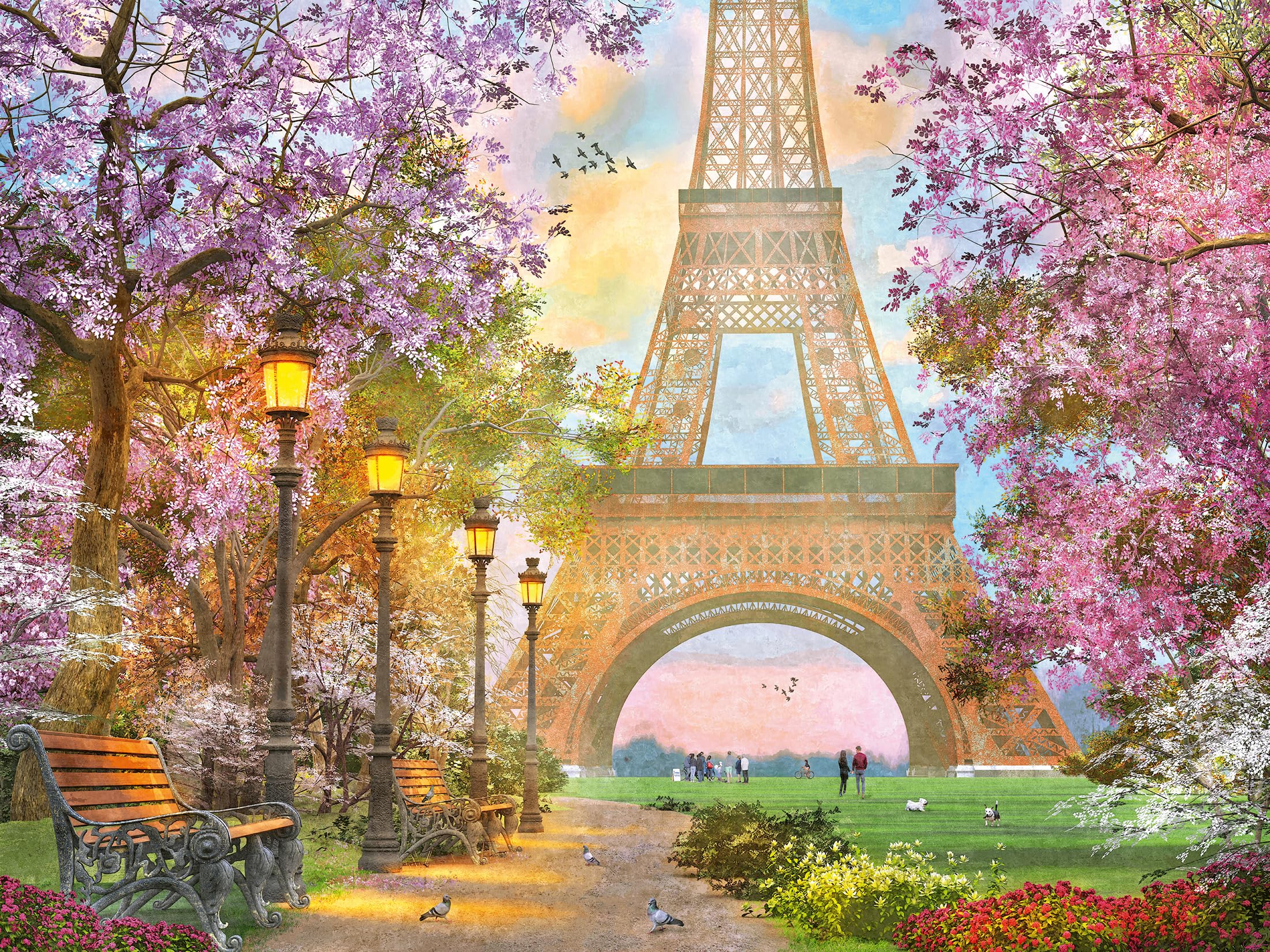 Ravensburger - Puzzle 1500 Pezzi Amore A Parigi | Puzzle Per Adulti 1500 Pezzi | Puzzle Adulti Per Bambini Dai 14 Anni In Su | Regalo Compleanno Per Bambini Dai 14 Anni In Su | Misure 80x60cm