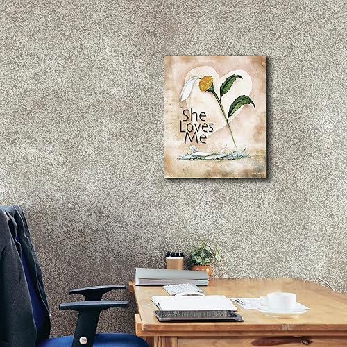 Miniatura 3 de Epic Graffiti 'She Loves Me' by Ed Wargo, Giclee Canvas Wall Art, 20"x24"