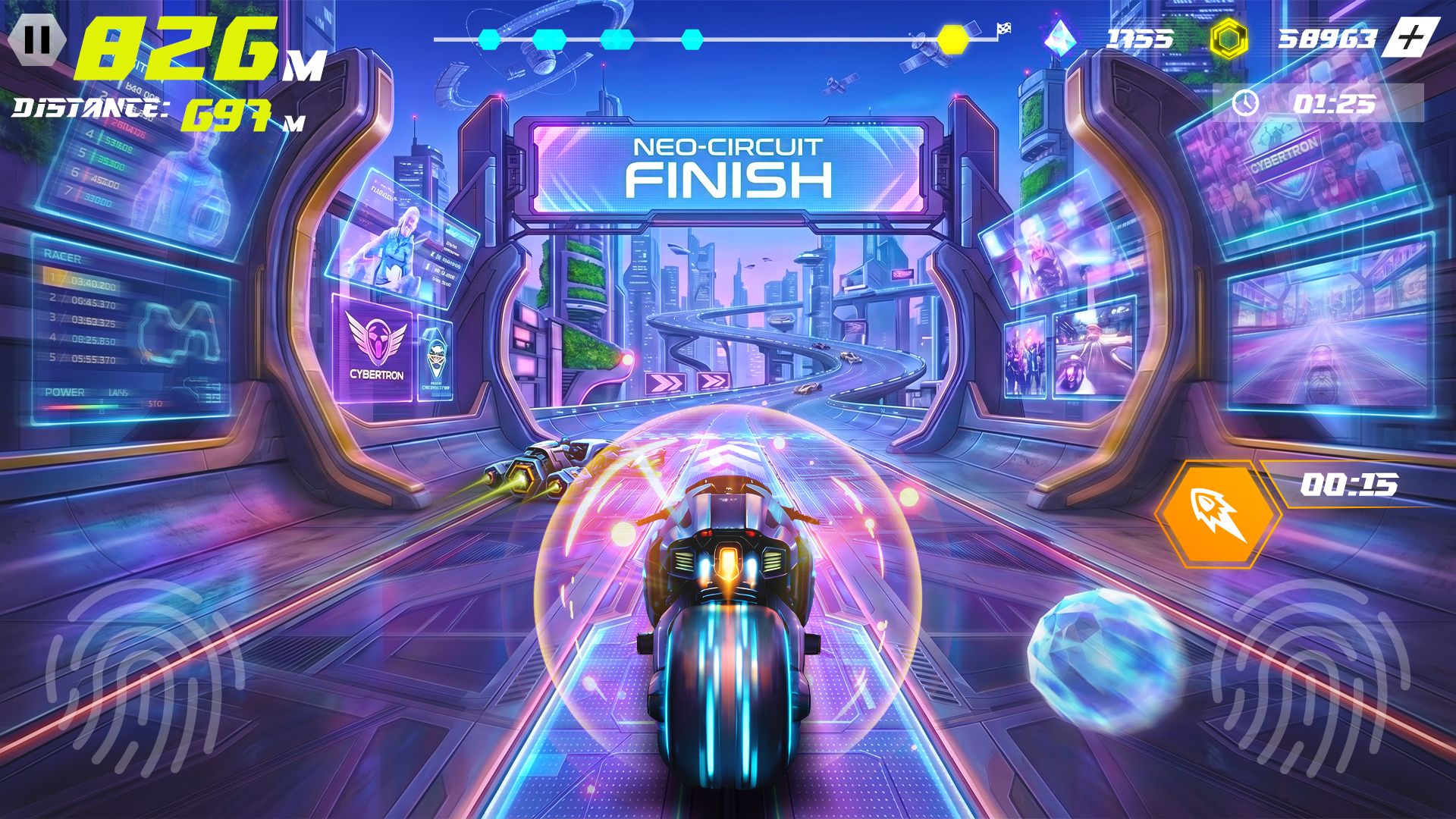 Neon Rider Classic - Traffic Rider Bike Race Games - App on Amazon