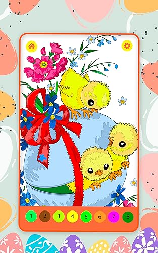 Livro de colorir de coelho de mel por números para crianças