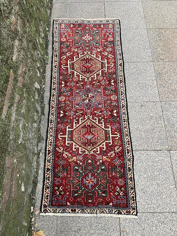 2.2x5.10 Feet Mini Rug Runner Narrow Rug Runner Ethnic Rug