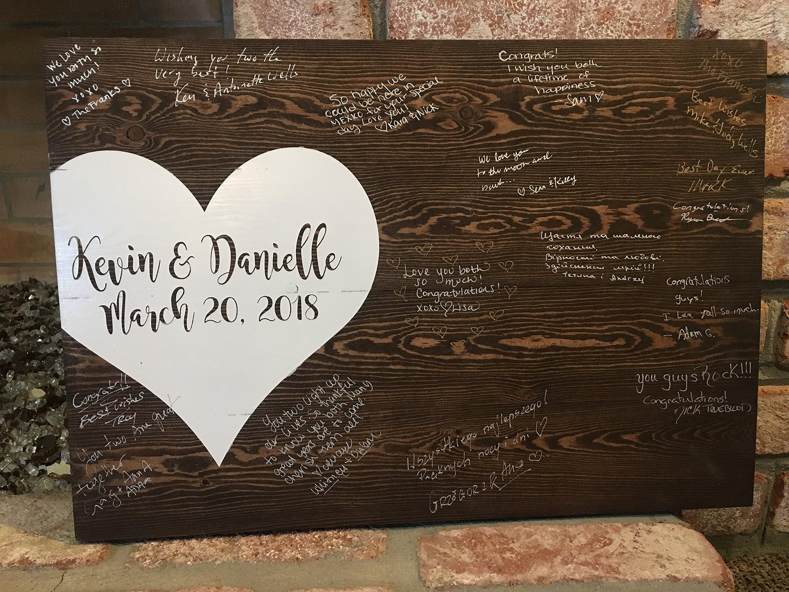 Wedding Guest Book Wooden Wedding Guest Book Alternative Wedding Guest Book Farmhouse Guest Book Rustic Guest Book