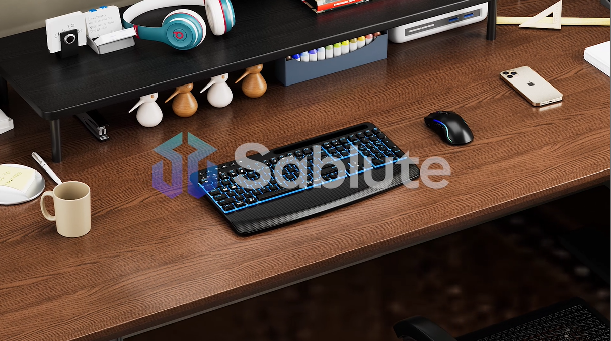 Amazon.com: SABLUTE Wireless Keyboard and Mouse Combo