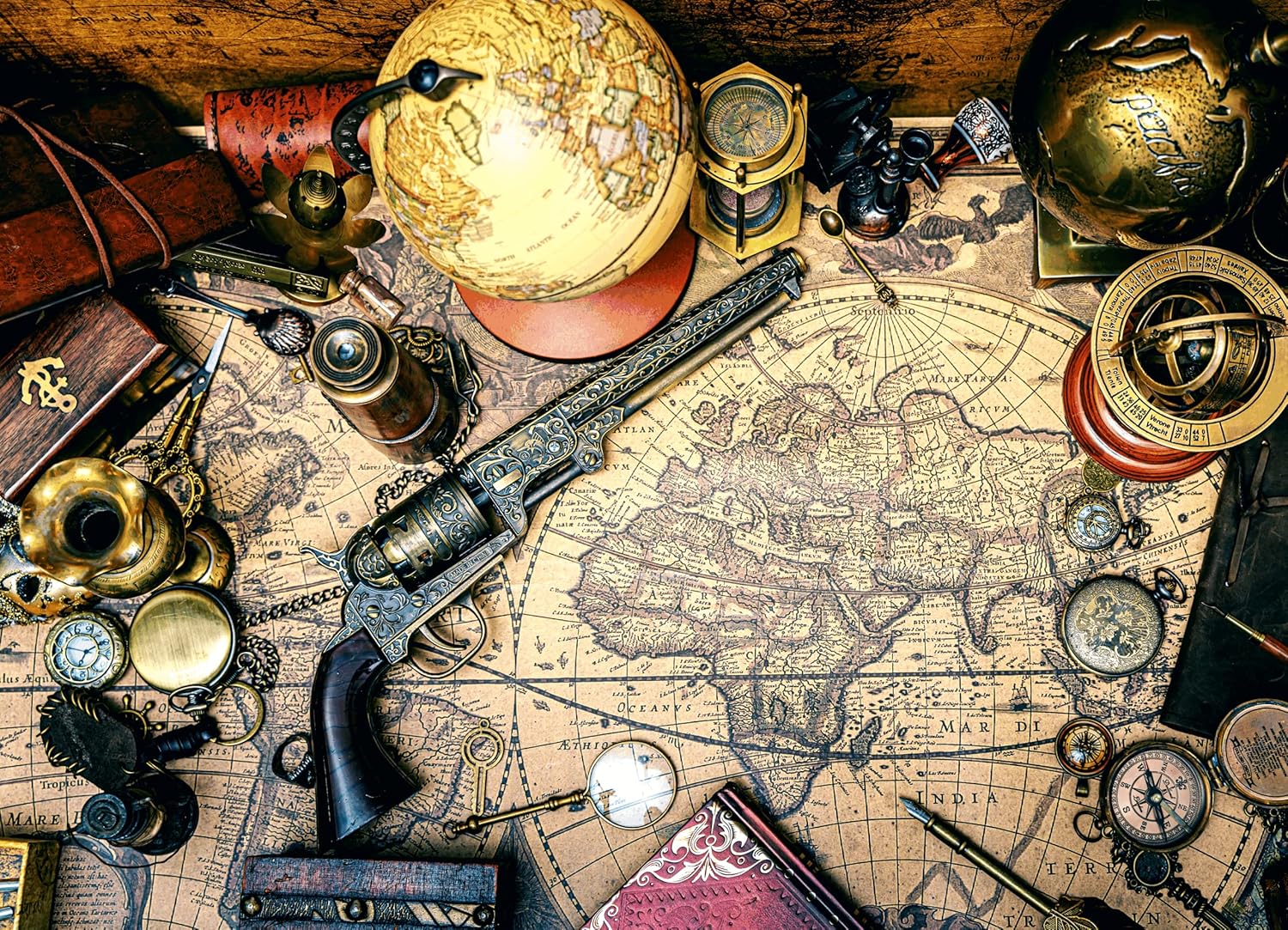 Buy Brain Tree Pirates Table 1000 Piece Puzzles for for Adults and