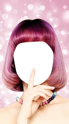 Câmera de foto de salão de cabelo Ombre