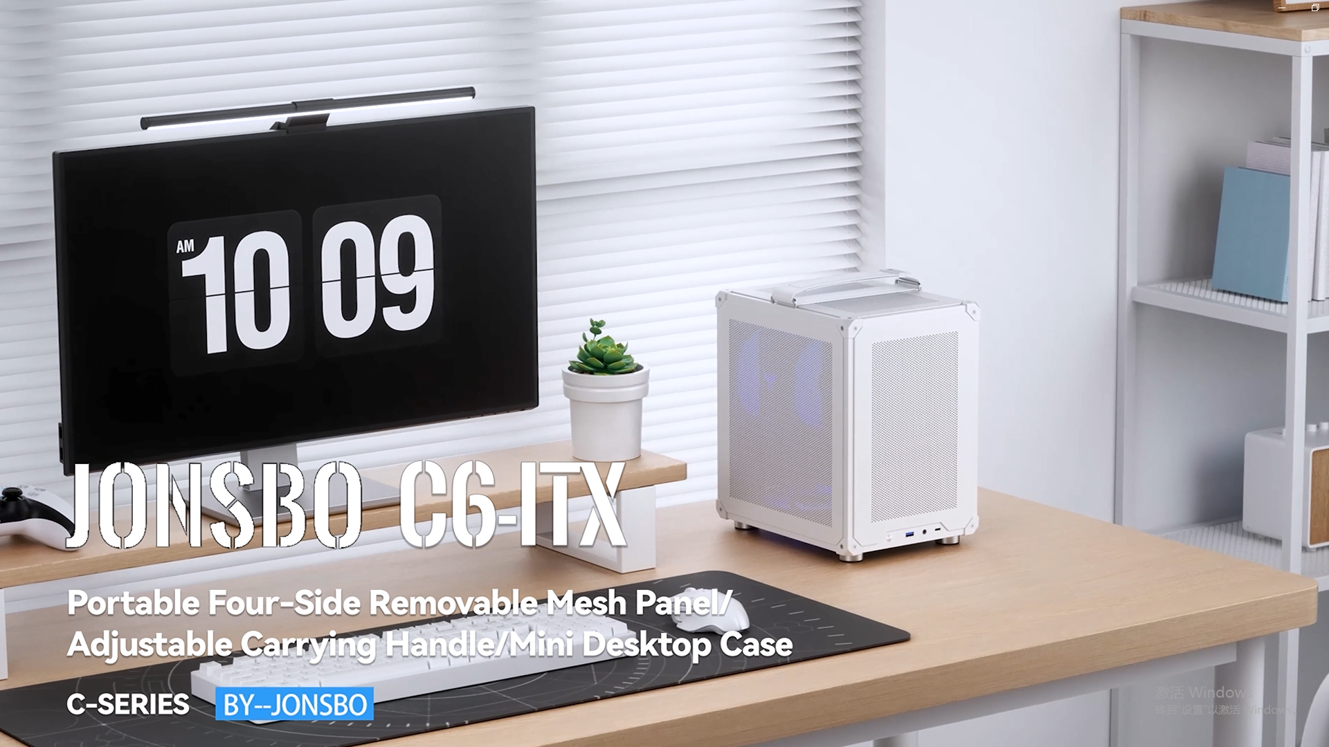 Amazon.com: JONSBO C6-ITX Black Mini ITX Handled Mesh PC Case