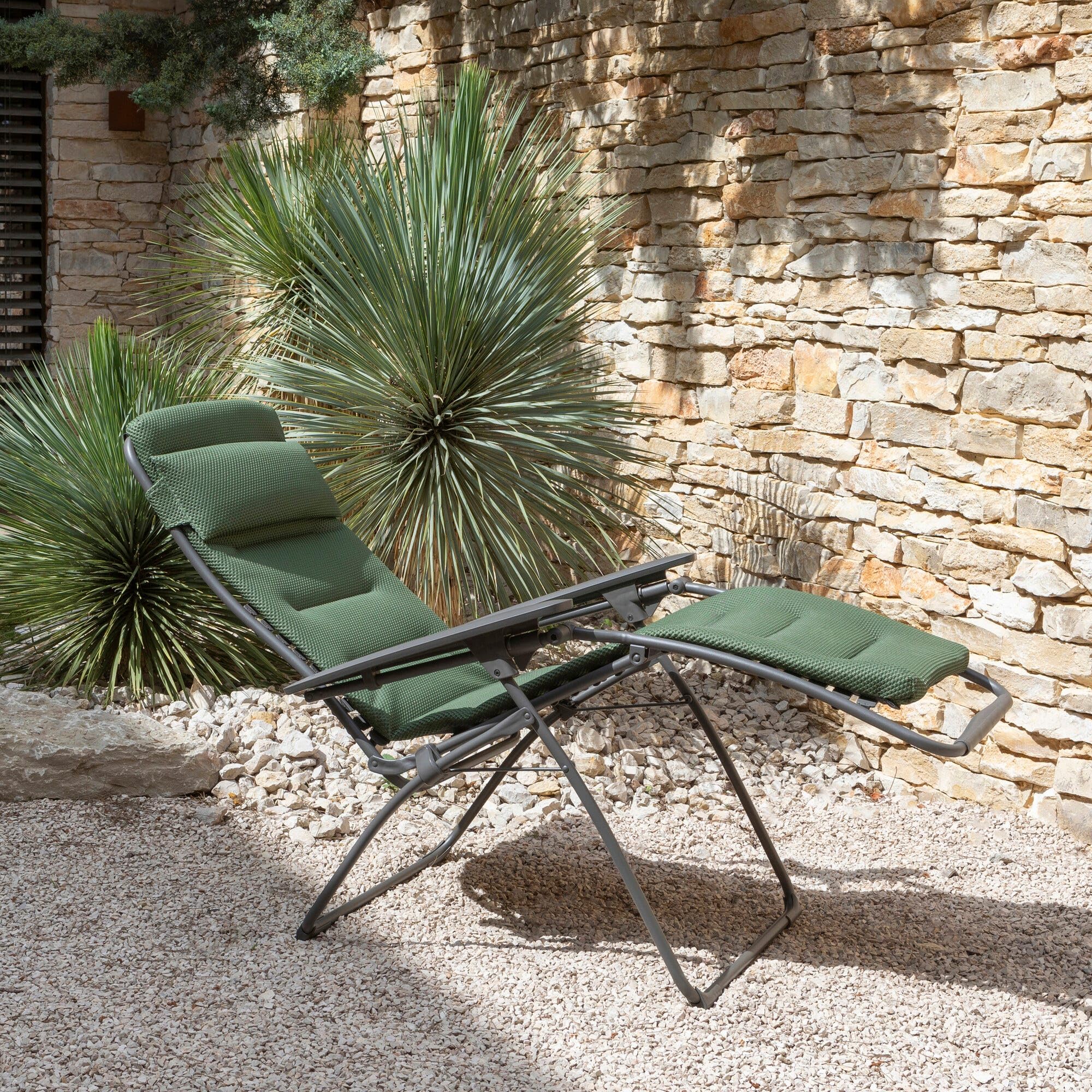 Lafuma - Fauteuil Pliant matelassé Zéro Gravité