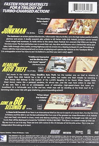 Miniatura 2 de Fast As Hell - 3 Movie Collection - The Junkman - Deadline Auto Theft - Gone in 60 Seconds II