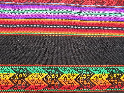 Miniatura 3 de Funda de cojín decorativa de tela Inka para sofá, 18 x 18 pulgadas, diseño peruano (morado Jauja)