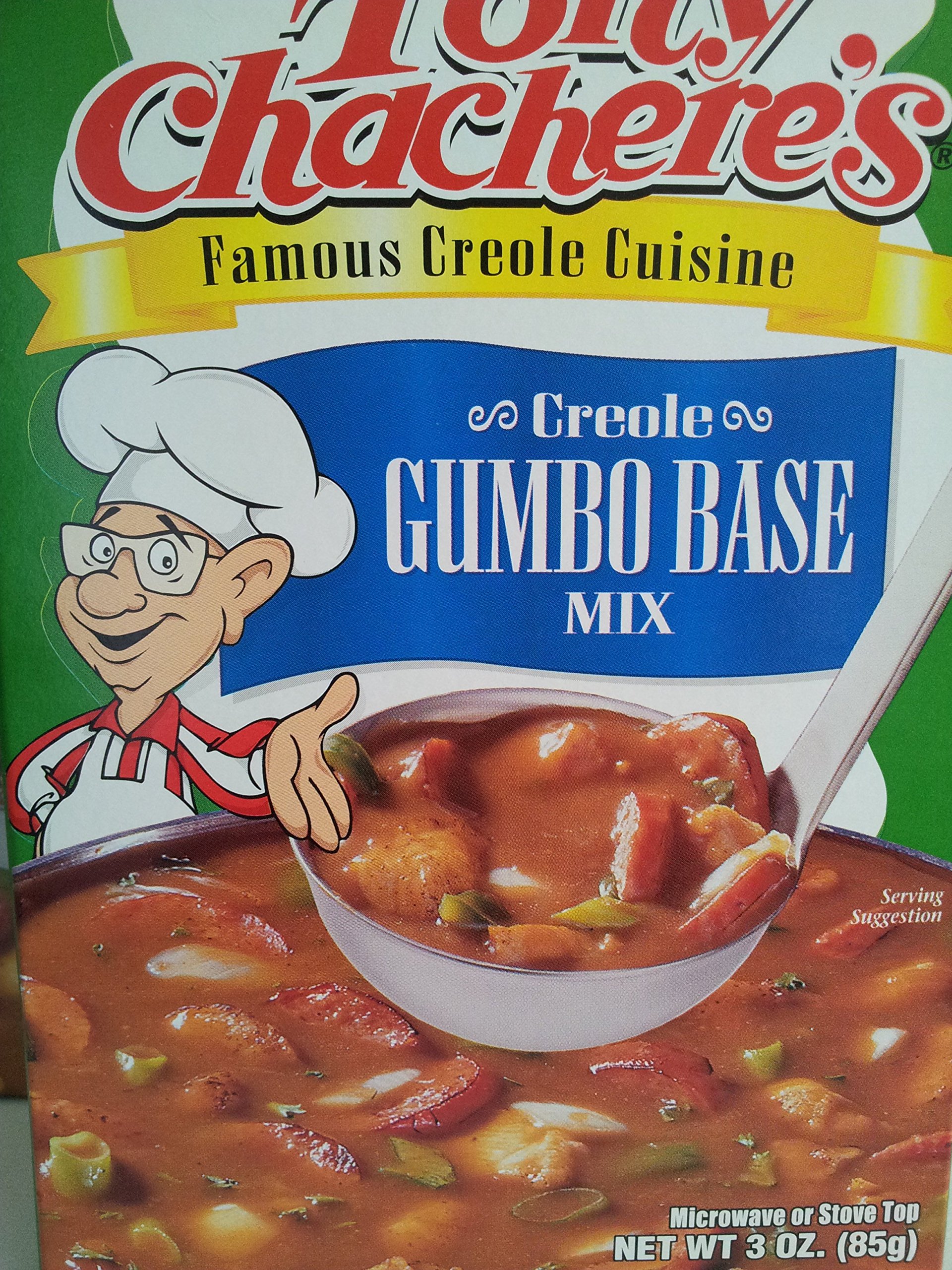 Tony Chachere's Creole Gumbo Base Mix, 3 oz, (12 pack)