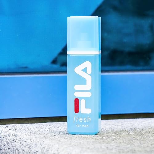 Miniatura 3 de FILA Eau de Parfum Fresh para hombre, EDP para el hombre activo, ámbar Fougere con notas de bergamota, salvia y vetiver, aroma icónico y refrescante